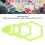 Set di 4 righelli-modello esagonali in acrilico per quilting 5