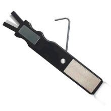 Ice Skates Blade Sharpener Tool 3-In-1 Multi Function Hockey Skate Sharpener with Ice Skate Sharpening