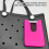 Bogged Bag supporto per telefono in silicone rosa taglia unica 4