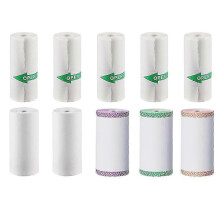 10 Rolls Thermal Paper Self-Adhesive Sticker Paper, Suitable for Mini Sticker Receipt Printer Portable