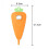 Ouvre-bocal multifonction design carotte 22x9x2 cm 2
