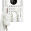 Rack de pared con tablero perforado de ABS 400.00g 5