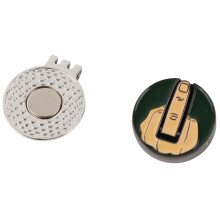 Lustiger Hutclip Mittelfinger Ball Marker Kleiner Hutclip für Golfliebhaber