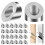 24Pack Beveled Angle Washers 9mm, 33 Handrail Angle Washer Max for 8mm Cable Railing Hardware Kit,-CXDT 1