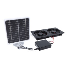 Ventilateur d'extraction solaire de 20 W, IPX7, panneau de 16,5 x 18 cm