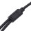 Câble Y diviseur pour micro de 60 cm, XLR 3 broches mâle/femelle 7