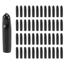 Black Rubber Pourer Cap Liquor Pourer Cover Dispenser Spout Dust Covers (48)AM