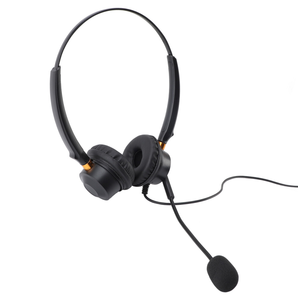 Noise Cancelling USB-C Telephone Headset with Mic, Dual Ear, Black-image-OPC-PJDF5NS-NEW