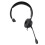 Auriculares USB monaurales negros con micrófono, USB-C/3,5 mm 1
