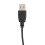 Cuffie da ufficio USB a due orecchie con microfono muto nero 10