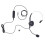 Auricolare telefonico monaurale USB-C/3.5mm Nero 2