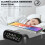 Wireless Alarm Clock Charger 10W Multifunction Temperature Display Black 6