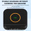 Wireless Alarm Clock Charger 10W Multifunction Temperature Display Black 4
