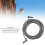 Rectangular Satellite V2 30-Fuß-Kabel, Rot 8