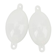 2 pezzi di galleggianti da pesca con illuminazione notturna, in ABS, leggeri
