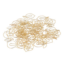 100 trombones dorés en forme de citron dans une boîte