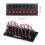 DC12V 8-Gang Marine Waterproof Electrical Switch Panel with Overload Protector 2
