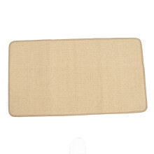 Alfombra rascadora para gatos 90x50x2 cm, de sisal, trasera con gancho y lazo