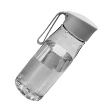 550ml Tragbarer Becher PC-Wasserflasche 197x70mm Grau