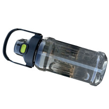 2000ml PC auslaufsichere Sportflasche 295x111mm Strohhalm