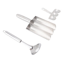 Machine Ă boulettes en acier inoxydable triple 25x10 cm
