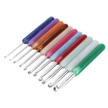 Juego de 11 ganchos de crochet de aluminio - 2.5-8mm plateado