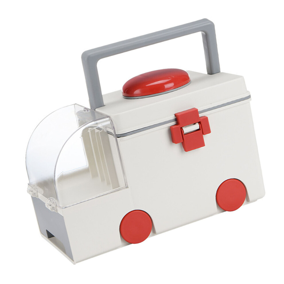 Multifunctional Ambulance Shaped Medicine Storage Box - Home & Travel