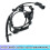 2Pcs Wheel Speed Sensor ABS Sensor 68394210AD, 68404545AA Suitable for 2.0L L4 2