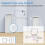 Interrupteur relais intelligent Zigbee 3.0, 16 A, 4x4x2 cm 5