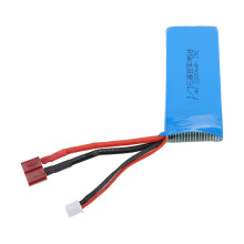 RC-Auto-Batterie 2S 7,4V 2200mAh LiPo mit Stromkreis-Schutz Zubehör für RC-Autos kompatibel mit 16210, 16208, 16207