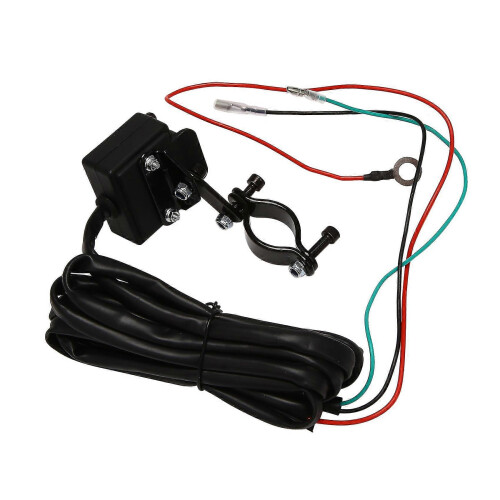 12V Winch Rocker Thumb Switch with Mounting Bracket Handlebar Control Line Kit for ATV UTV Electric
