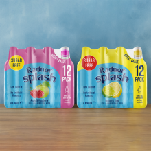 Radnor Splash Flavoured Water Combo Pack – Lemon & Lime (12 Bottles) + Strawberry (12 Bottles) | 24 x 500ml