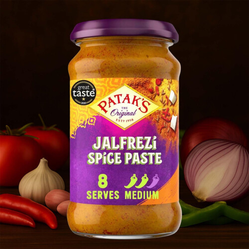 Patak's Jalfrezi Curry Paste 283g | Authentic Indian Curry Paste