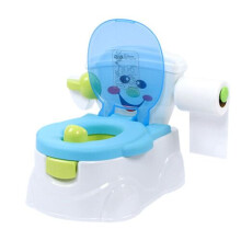 Toilet Learning Tot Kids Potty Seat for Toilet Training, Odourless Soft PP Material, Blue, Safe Kids Toilet Trainer