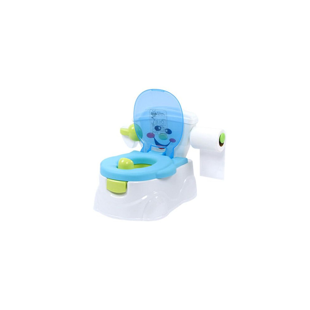 Toilet Learning Tot Kids Potty Seat For Toilet Training, Odourless Soft Pp Material, Safe Kids Toilet Trainer Blue