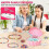 Bead Stringing Machine Spinner suitable for Bracelets Making Gift suitable for Girl Clay Electric with 2