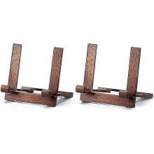 Applicable to 2 Packs Wooden Display Stand Plate Holder Easels Picture Frame Stand For Card Pictures