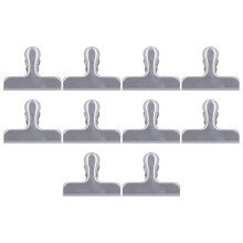 10PCS Bag Clips Stainless Steel Food Sealing Clip Coffee Bag Clip for Kitchen Office