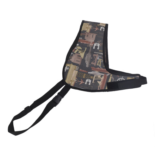 Shockproof Adjustable Red Shoulder Shield for Outdoor Sports, Neoprene & Polyester 1