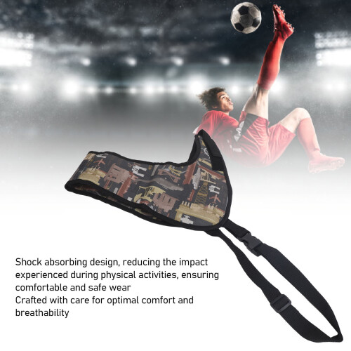 Shockproof Adjustable Red Shoulder Shield for Outdoor Sports, Neoprene & Polyester 2