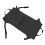 Coussin de siège pliant 42  39  2 cm, épaisseur 2 cm, noir 15
