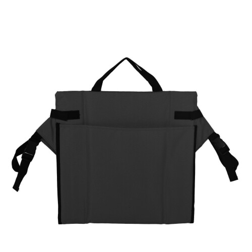 Coussin de siège pliant 42  39  2 cm, épaisseur 2 cm, noir 1