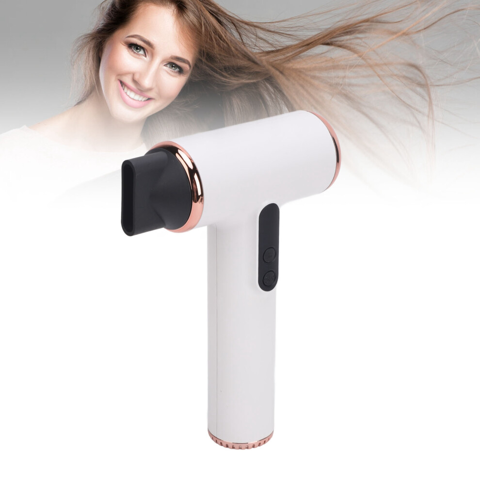 Mini Cordless Hair Dryer 3 Speeds 3 Temp USB Rechargeable Travel Blow Dryer