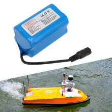 12000mAh 7.4V Rechargeable Battery for RC Bait Boat - Endurance & Lightweight