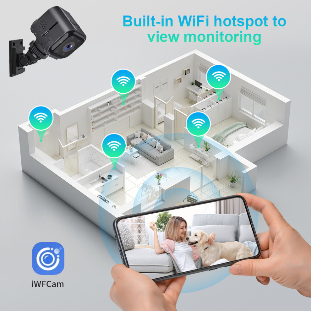 Smart Wifi Intercom Camera 1080P Night Vision 128Gb Support Remote Monitoring 7601335002009