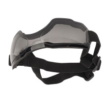 Hunde-Goggles Wind- und UV-Schutz Tierbrille Staubdichte Sonnenbrille für mittelgroße und große Hunde Schwarz