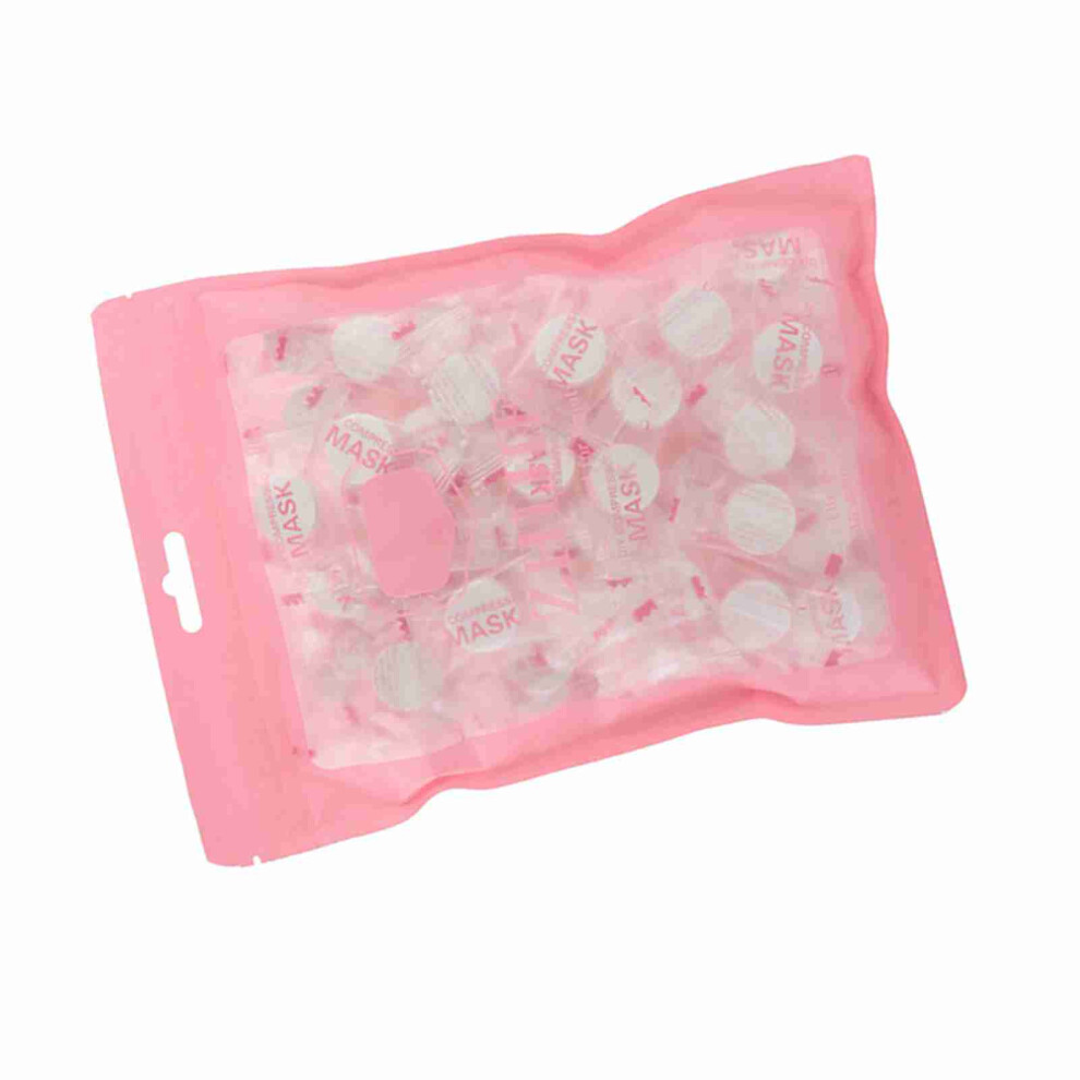 100Pcs Non-woven Compressed Face Masks for Nourishing & Moisturizing