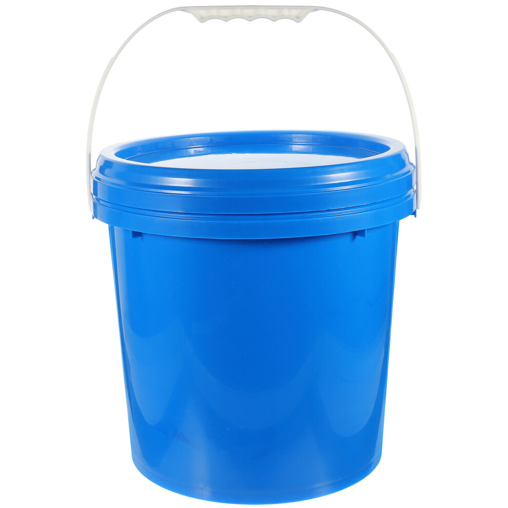 Silicone 5L Blue Paint Bucket with Lid HDPE Storage Container-image-OPC-PJDFVXQ-NEW