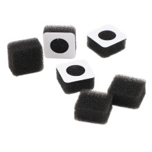 6 Stück Mikrofon-Windschutz X4/X3, Schaumstoff 13,5x13,5x6 mm