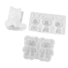 3D hochfeste Silikonform Bär DIY